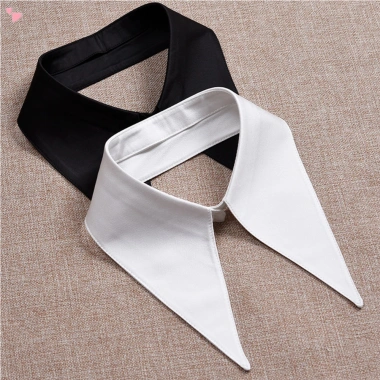 Áo sơ mi nữ cổ nhọn detachable dickey tháo rời giá siêu ưu đãi 67.818 VND