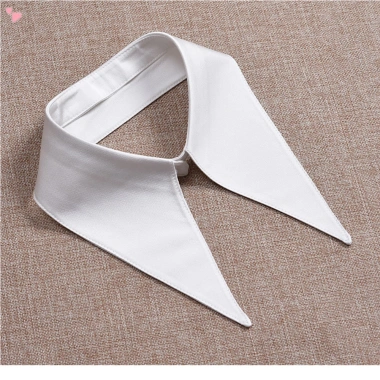 Áo sơ mi nữ cổ nhọn detachable dickey tháo rời giá siêu ưu đãi 67.818 VND