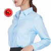 Áo sơ mi nữ công sở cao cấp Kim Chiu form mai an, vải Kate Ý ít nhăn, nhiều màu tay dài giãn nhẹ 5