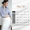 Áo sơ mi nữ công sở chiết ly eo, tay dài màu xanh kẻ sọc thanh lịch - 239.999đ 2
