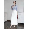 Áo sơ mi nữ công sở chiết ly eo, tay dài màu xanh kẻ sọc thanh lịch - 239.999đ 5
