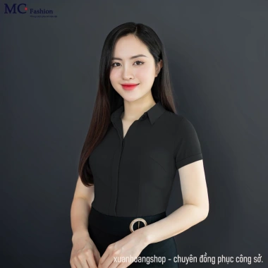 Áo sơ mi nữ công sở cộc tay đỏ Mc Fashion a208 AB102 – Giá ưu đãi 305.000₫