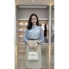 Áo sơ mi nữ công sở họa tiết lá voan cao cấp tay bồng dài form suông thanh lịch 222.000đ 5