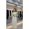Áo sơ mi nữ công sở họa tiết lá voan cao cấp tay bồng dài form suông thanh lịch 222.000đ 6