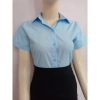 Áo sơ mi nữ công sở màu xan tay ngắn dáng Hàn Quốc full size 35-90kg giảm 165k