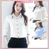 Áo sơ mi nữ công sở Slim Fit tay dài, tay ngắn, nút giữa – Giá chỉ 121.940₫