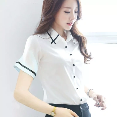 Áo sơ mi nữ công sở Slim Fit tay dài, tay ngắn, nút giữa – Giá chỉ 121.940₫