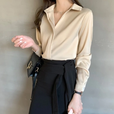 Áo Sơ Mi Nữ Công Sở Thanh Lịch SM57 - Hàng Quảng Châu Cao Cấp Giá 165k Giảm Sốc