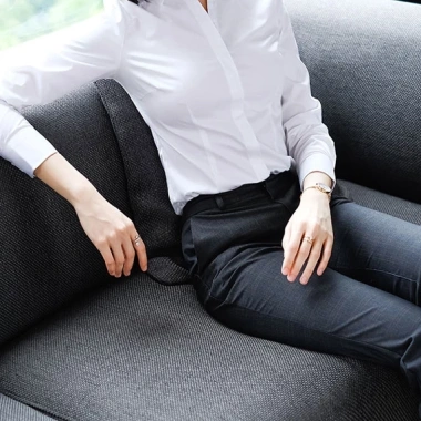 Áo sơ mi nữ công sở trắng dài tay, giấu cúc, Slim Fit Hàn Quốc - 99.000₫
