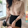 Áo sơ mi nữ công sở XUU dài tay đa màu, lụa mềm mát, thanh lịch - chỉ 195k