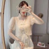 Áo sơ mi nữ cotton cao cấp Barong – Thêu lỗ, khóa ngọc trai, ren đẹp, phong cách hiện đại, chỉ 186.450₫ 8