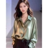 Áo Sơ Mi Nữ Dài Tay Cổ Hẹp Trơn - Thời Trang Công Sở Giá 191.290đ Giảm Đặc Biệt 6