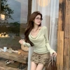 Áo sơ mi nữ dài tay cổ sang trọng, thiết kế dây xích trendy - Giá chỉ 180.360₫ 5