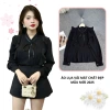 Áo sơ mi nữ dài tay cổ tròn OXATYL A83 chất lụa mềm, thời trang công sở Hàn Quốc, giá 265.000 8