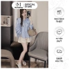Áo sơ mi nữ dài tay cổ tròn phong cách tiểu thư, giảm giá 119k - MORI CLOTHINGS