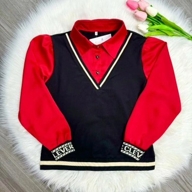 Áo sơ mi nữ dài tay công sở, cổ phối bo gấu, mặc thu đông - Giá 149.000₫