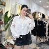 Áo Sơ Mi Nữ Dài Tay Crotop Viền 2 Tay Cotton Lụa Cao Cấp - Hot 2.024 Giá 145k 4
