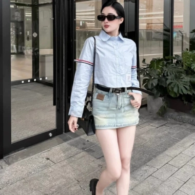 Áo Sơ Mi Nữ Dài Tay Crotop Viền 2 Tay Cotton Lụa Cao Cấp - Hot 2.024 Giá 145k 6