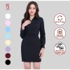 Áo sơ mi nữ dài tay form ôm cotton trơn ASW101-R01 – giá 274.160đ, giảm 63.057đ, nhiều màu Thái Hòa 4