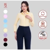 Áo sơ mi nữ dài tay form ôm cotton trơn ASW101-R01 – giá 274.160đ, giảm 63.057đ, nhiều màu Thái Hòa 8