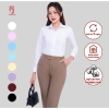 Áo sơ mi nữ dài tay form ôm cotton trơn ASW101-R01 – giá 274.160đ, giảm 63.057đ, nhiều màu Thái Hòa 9