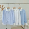 Áo sơ mi nữ dài tay Hàn Quốc – Kiểu xinh công sở, sang chảnh, mềm mại, giá 135k 4