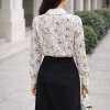 Áo sơ mi nữ dài tay họa tiết hoa sang trọng OXATYL A11 - Công sở thời trang, chỉ 245.000₫ 6