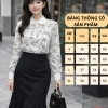 Áo sơ mi nữ dài tay họa tiết hoa sang trọng OXATYL A11 - Công sở thời trang, chỉ 245.000₫ 7