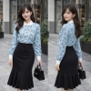 Áo sơ mi nữ dài tay họa tiết hoa sang trọng OXATYL A11 - Công sở thời trang, chỉ 245.000₫ 9
