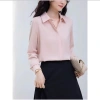 Áo sơ mi nữ dài tay lụa cao cấp, vải dày mềm rủ không nhăn, thiết kế công sở thanh lịch - 346.500₫ 9