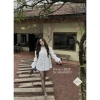 Áo sơ mi nữ dài tay mềm mịn họa tiết mix tay áo bồng cực xinh, chỉ 249k - Jull Clothes 6