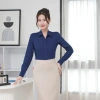 Áo sơ mi nữ dài tay modal gân sọc slimfit nẹp khuy Thái Hòa 25ASW-283 - Giá 392.780₫ 10