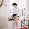 Áo sơ mi nữ dài tay Xuu Design chất lụa tiểu thư dáng đẹp trắng 195.000₫