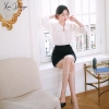 Áo sơ mi nữ dài tay Xuu Design chất lụa tiểu thư dáng đẹp trắng 195.000₫ 6