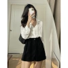 Áo sơ mi nữ form rộng MISOUL dài tay cao cấp, kiểu dáng trendy, màu Trắng 104 - Giá 99.000 VND 4