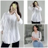 Áo sơ mi nữ form rộng MISOUL dài tay cao cấp, kiểu dáng trendy, màu Trắng 104 - Giá 99.000 VND 9
