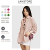 Áo sơ mi nữ form rộng tay dài linen thô premium LAHSTORE ASM01 Hồng Nude - Đa dụng, basic, giảm giá 312k