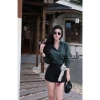 Áo sơ mi nữ GILLEE classic trơn vải Kate lụa cao cấp, thanh lịch công sở - 479k 3