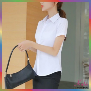 Áo sơ mi nữ KATIE cotton mát mẻ, không nhăn, trắng, tay dài & ngắn – 193.800đ 4 Áo sơ mi nữ KATIE cotton mát mẻ, không nhăn, trắng, tay dài & ngắn – 193.800đ 4