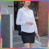 Áo sơ mi nữ KATIE cotton mát mẻ, không nhăn, trắng, tay dài & ngắn – 193.800đ 6