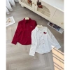 Áo sơ mi nữ logo Ngựa hottrend - thô Hàn, cổ đức, mùa Xuân Hè, giảm giá 175k 2