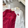 Áo sơ mi nữ logo Ngựa hottrend - thô Hàn, cổ đức, mùa Xuân Hè, giảm giá 175k 4