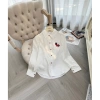 Áo sơ mi nữ logo Ngựa hottrend - thô Hàn, cổ đức, mùa Xuân Hè, giảm giá 175k 6