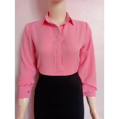 Áo sơ mi nữ lụa cao cấp màu nhẹ, công sở full size, giá chỉ 210.000₫ 2