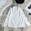 Áo sơ mi nữ lụa trắng dài tay EMLYvn - Không bị nhăn, công sở, giá 104k 5