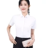 Áo sơ mi nữ ngắn tay Madela cotton mềm mại, màu trắng - Giá chỉ 157.000 VND 3