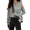 Áo sơ mi nữ slim-fit tay dài thun mềm mại – Giá chỉ 87.287đ, phong cách influencer 5