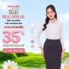 Áo sơ mi nữ tay dài Thái Hòa ASW101-R05 – Cotton kẻ nhuyễn cao cấp, đa màu, giá 250.750₫