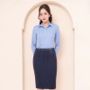 Áo sơ mi nữ tay dài Thái Hòa ASW101-R05 – Cotton kẻ nhuyễn cao cấp, đa màu, giá 250.750₫ 7