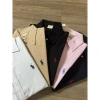 Áo sơ mi nữ tay dài thêu logo ngựa linen cao cấp, trẻ trung năng động - 335k 2